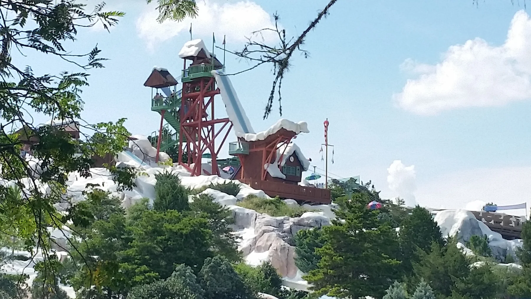 Paisagem do Disney’s Blizzard Beach